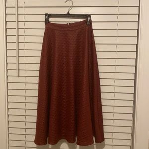 LOFT 324 Wine Skirt